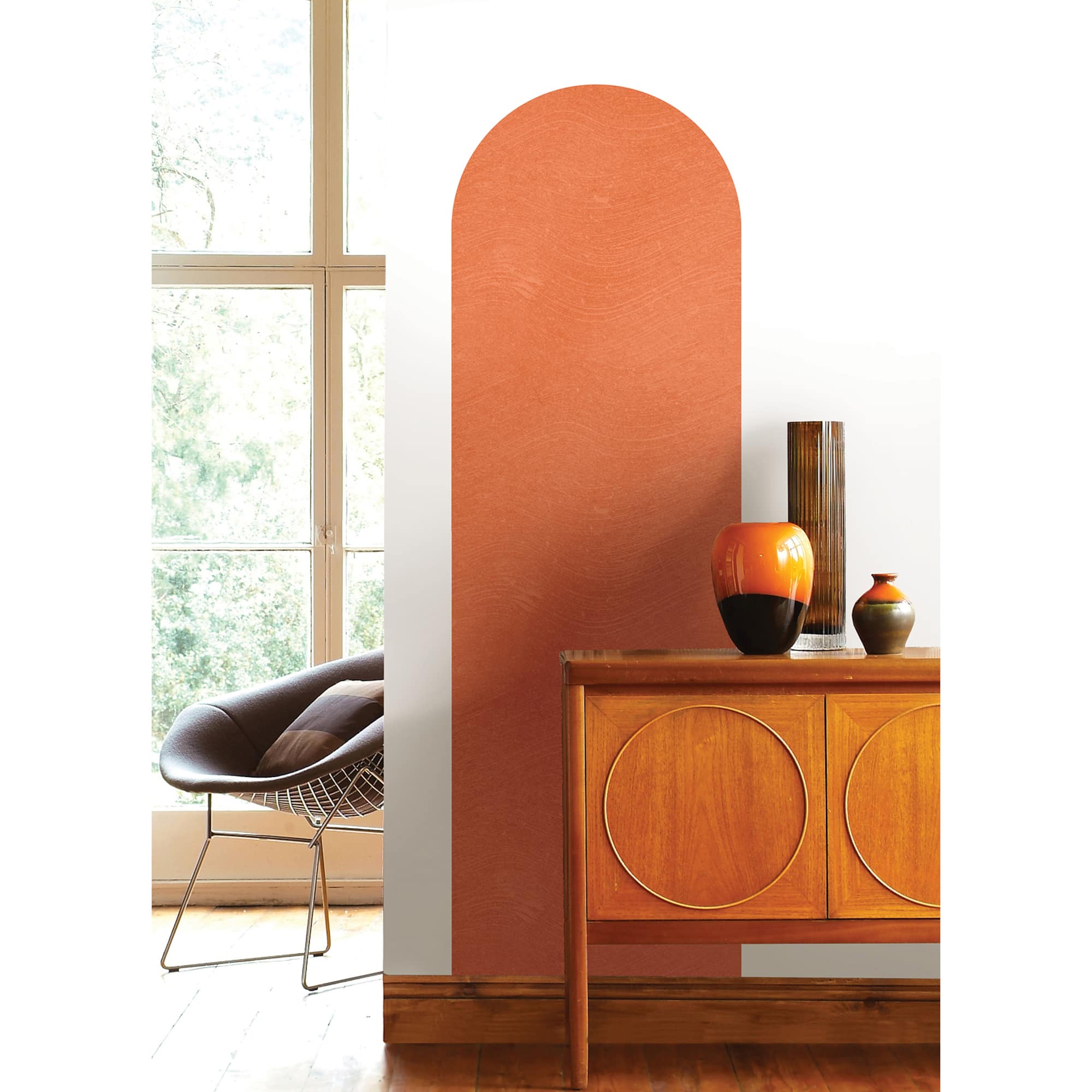WallPops Wavy Concrete Archway Decal